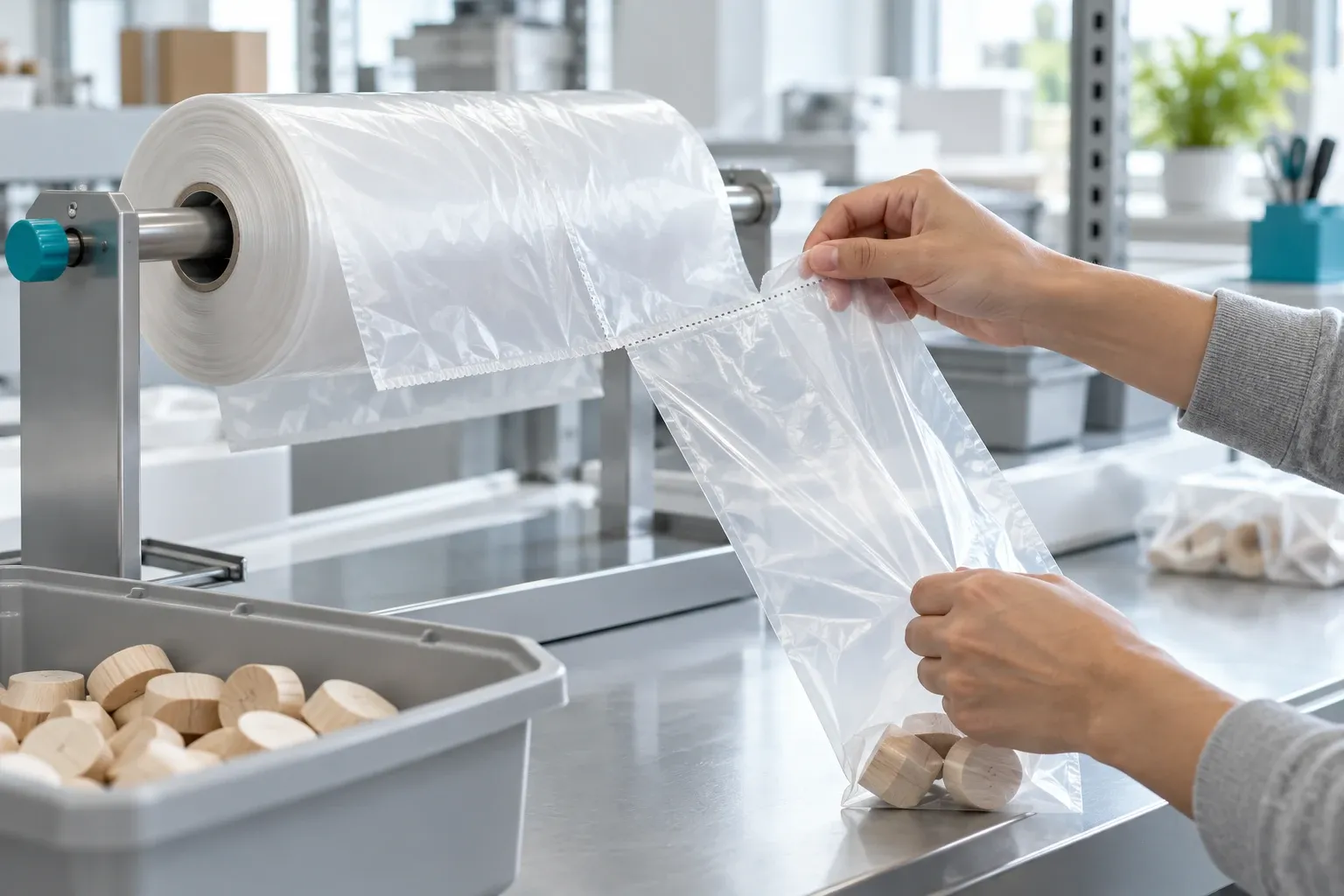 Hışır Rulo (Sonsuz): Üretim ve paketleme hatları