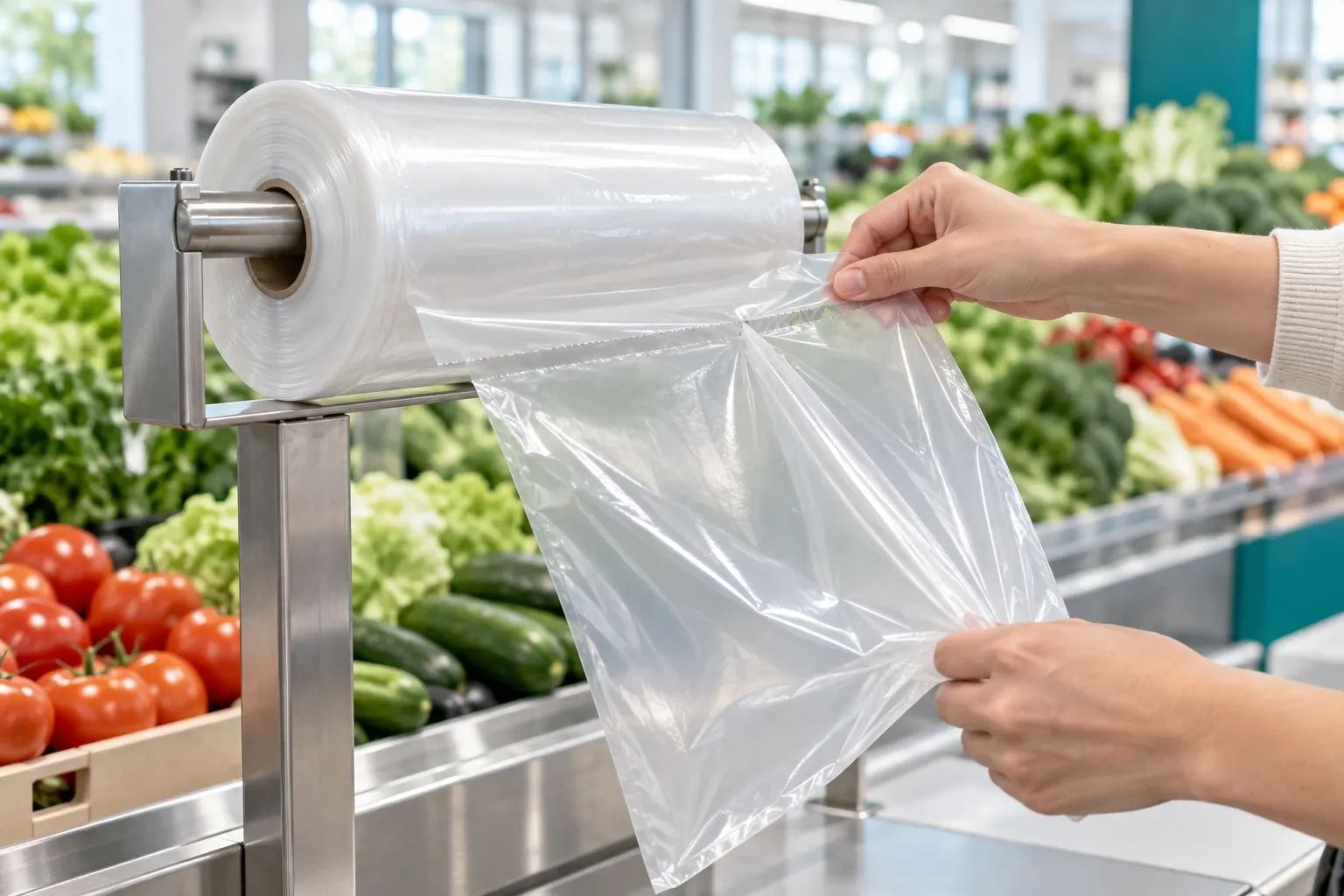 PE Orijinal Torba Rulo: Market ve manav reyonları