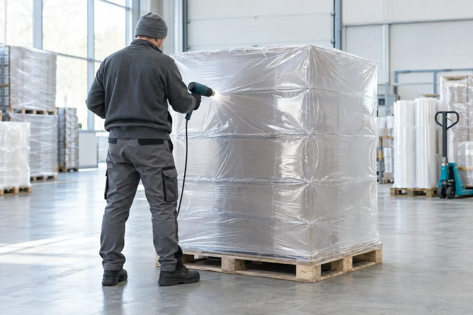 Tüp Shrink Film: Palet shrink kılıfı