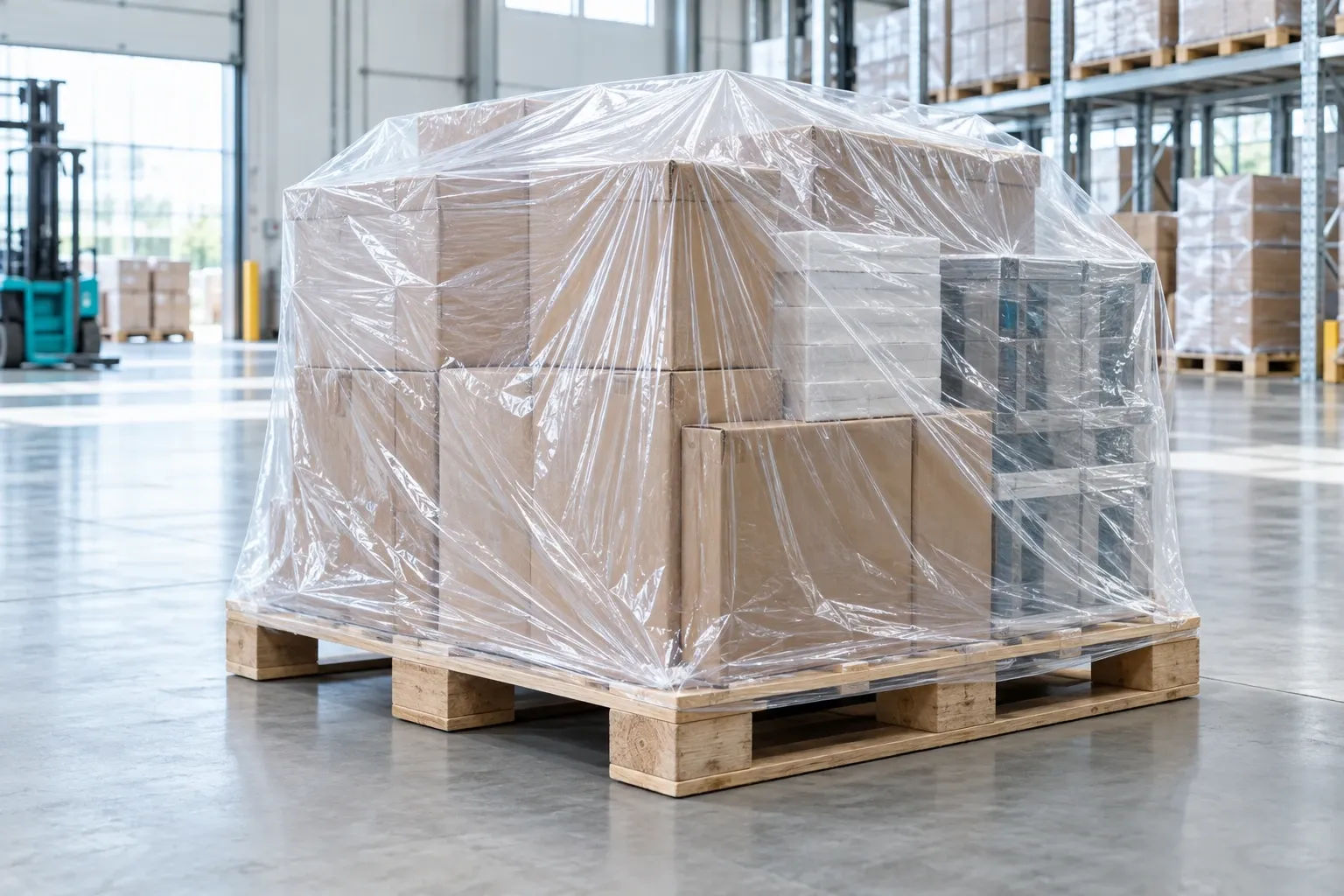 Yaprak Shrink Film: Palet örtüsü