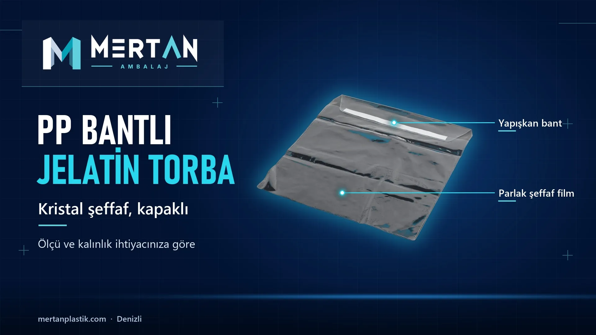 pp bantlı jelatin torba, Mertan Ambalaj üretimi
