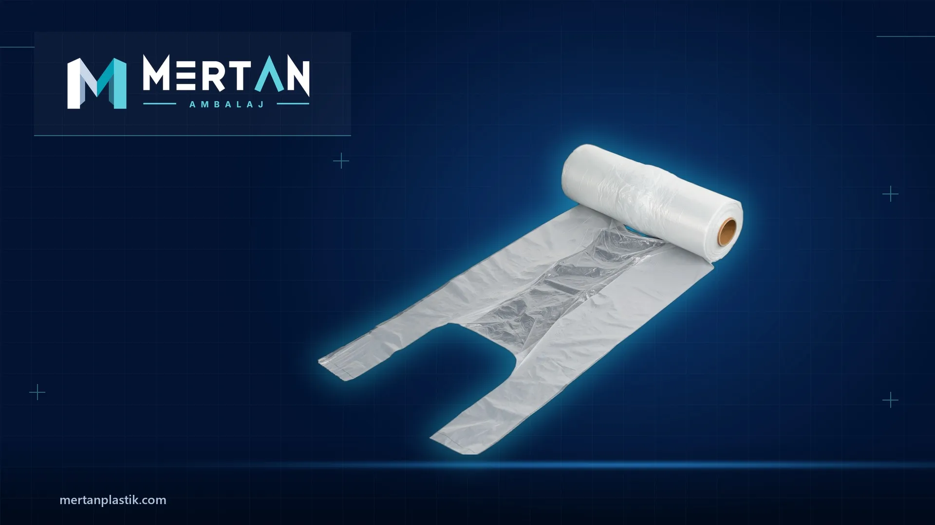 أكياس علاقة شفافة على رول من إنتاج Mertan للتغليف