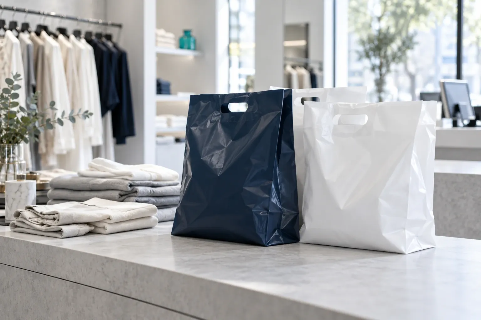Products being packed in the Retail industry